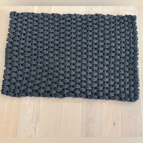 black Rope Door Mat - Picture 2 of 2